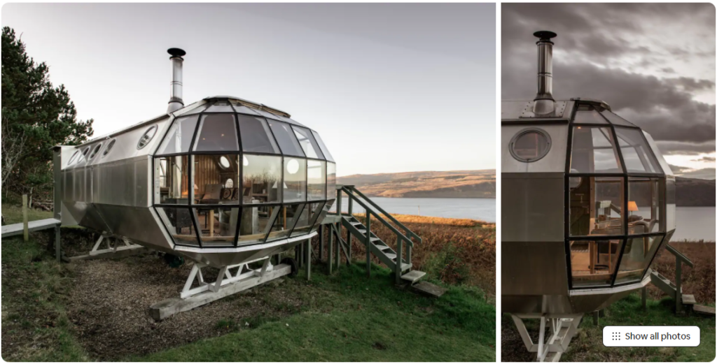 Unique and Secluded AirShip with Breathtaking Highland Views